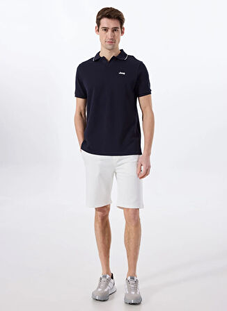 Jeep Düz Lacivert Erkek Polo T-Shirt J5SM-TST7315