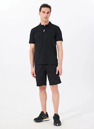 Jeep Düz Siyah Erkek Polo T-Shirt J5SM-TST7326