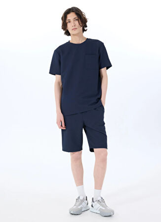 Lacivert Erkek Basic Sweat Şort J5SM-SHT7271