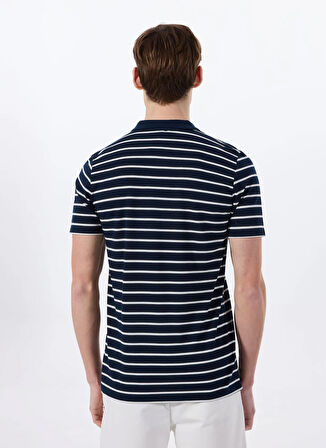 Jeep Çizgili Lacivert Erkek Polo T-Shirt J5SM-TST7317
