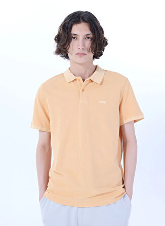 Jeep Düz Somon Erkek Polo T-Shirt J4SM-TST7232