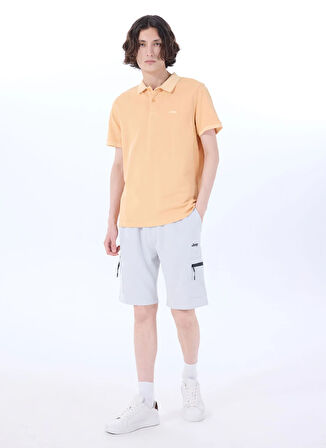 Jeep Düz Somon Erkek Polo T-Shirt J4SM-TST7232