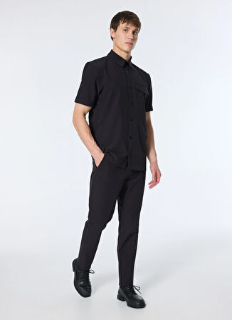 Fabrika Normal Bel Normal Paça Siyah Erkek Chino Pantolon F5SM-PNT 2749