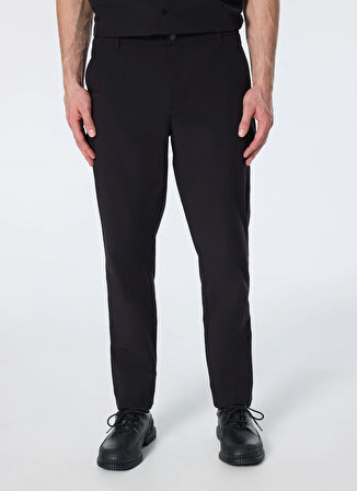 Fabrika Normal Bel Normal Paça Siyah Erkek Chino Pantolon F5SM-PNT 2749