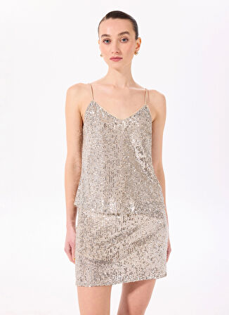 Bej Kadın Dar Kalıp Etek F5SL-ETK0277