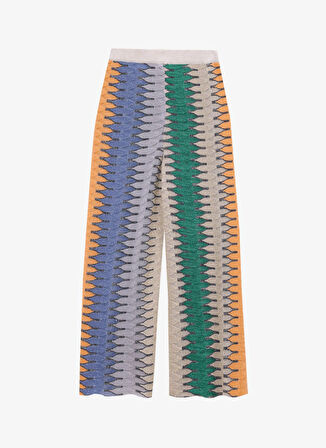 Fabrika Standart Bel Normal Çok Renkli Kadın Pantolon F5SL-PNT0005