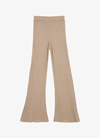 Fabrika Standart Bel Relaxed Bej Kadın Pantolon F5SL-PNT0305