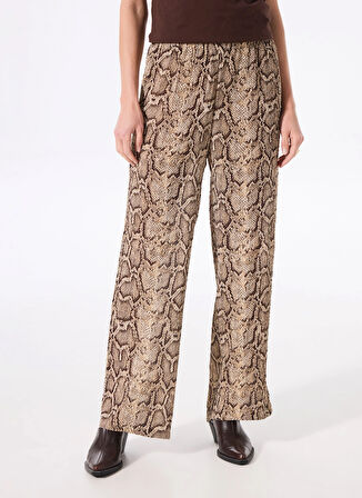 Fabrika Standart Bel Düz Çok Renkli Kadın Pantolon F5SL-PNT0037