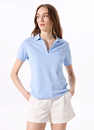 Mavi Kadın Relaxed Düz Polo T-Shirt J5SL-TST7070