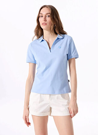 Mavi Kadın Relaxed Düz Polo T-Shirt J5SL-TST7070
