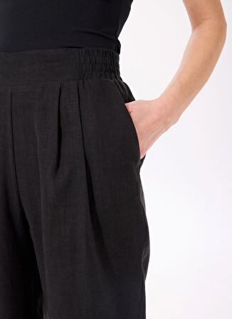 Siyah Kadın Flare Pantolon F5SL-PNT0052