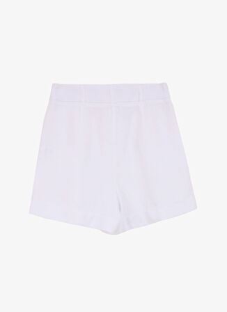 Beyaz Kadın Relaxed Şort F5SL-SHT0064