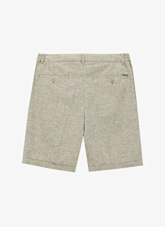 Fabrika Normal Bel Basic Gri Erkek Bermuda Şort F5SM-SHT 2452