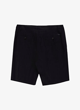 Fabrika Normal Bel Basic Siyah Erkek Bermuda Şort F5SM-SHT 2016