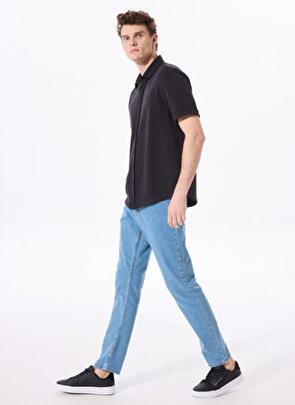 Fabrika Normal Bel Normal Paça Straight Mavi Erkek Denim Pantolon F5SM-PNT 2768