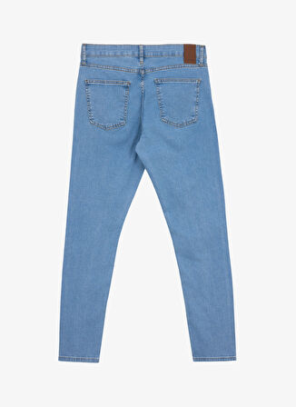 Fabrika Normal Bel Normal Paça Straight Mavi Erkek Denim Pantolon F5SM-PNT 2768