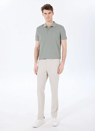 Fabrika Normal Bel Normal Paça Gri Erkek Chino Pantolon F5SM-PNT 2725