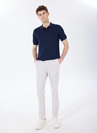 Fabrika Normal Bel Normal Paça Açık Gri Erkek Chino Pantolon F5SM-PNT 2728