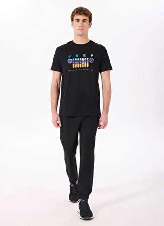 Jeep Lastikli Bel Lastikli Paça Basic Siyah Erkek Pantolon J5SM-PNT7676