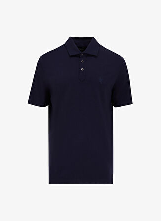 Fabrika Düz Lacivert Erkek Polo T-Shirt F5SM-TST 2040