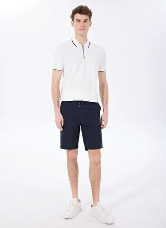 Fabrika Comfort Bağlamalı Bel Regular Fit Lacivert Erkek Bermuda Şort FC5SM-SHT 2540