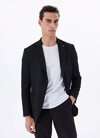 Fabrika Comfort Regular Fit Siyah Erkek Düz Ceket FC5SM-CKT 2314
