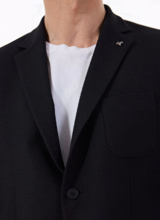 Fabrika Comfort Regular Fit Siyah Erkek Düz Ceket FC5SM-CKT 2314