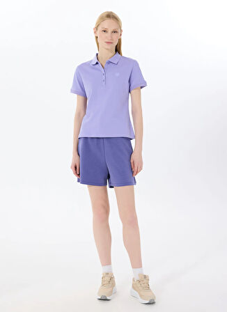 Discovery Expedition D5SL-SHT3553 Mor Normal Bel Relaxed Düz Kadın Şort