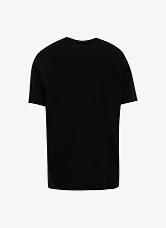 D5SM-TST3750 Siyah Bisiklet Yaka Relaxed Fit Baskılı T-Shirt