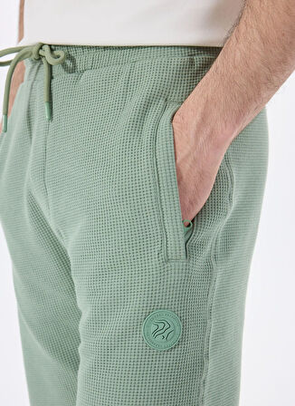 Discovery Expedition D5SM-SHT3755 Açık Haki Lastikli Bel Relaxed Düz Erkek Şort