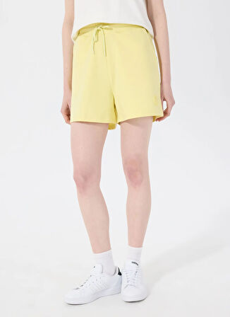 Discovery Expedition D5SL-SHT3516 Sarı Lastikli Bel Relaxed Düz Kadın Şort