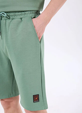 Discovery Expedition D4SM-SHT3221 Açık Haki Standart Erkek Sweat Şort