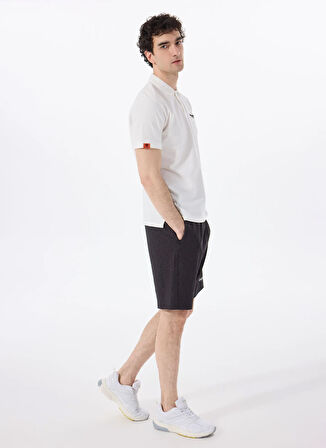 Discovery Expedition D5SM-SHT3720 Siyah Lastikli Bel Relaxed Düz Erkek Şort