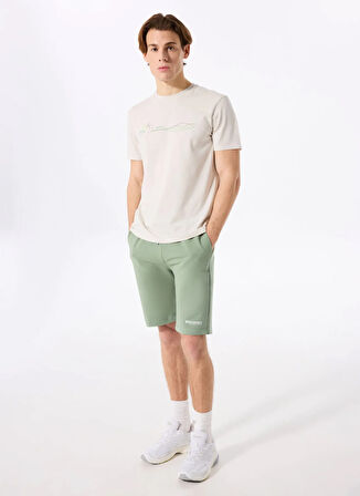 D5SM-TST3707 Taş Bisiklet Yaka Relaxed Fit Baskılı T-Shirt
