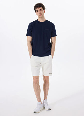 Discovery Expedition D5SM-TST3843 Lacivert Bisiklet Yaka Relaxed Düz Erkek T-Shirt