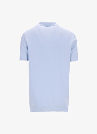 Fabrika Comfort Polo Yaka Regular Fit Düz Mavi Erkek Kazak FC5SM-KZK 2569