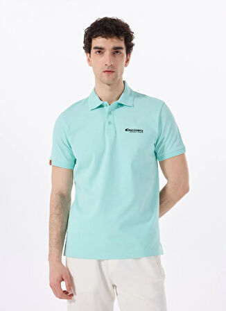 Discovery Expedition D4SM-TST3248 Mint Basic Düz Erkek Polo T-Shirt