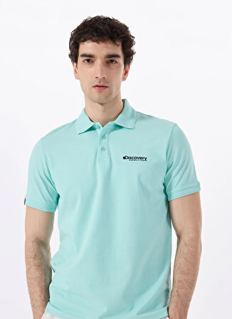 Discovery Expedition D4SM-TST3248 Mint Basic Düz Erkek Polo T-Shirt