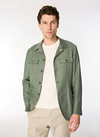 Tombolini Slim Fit Yeşil Erkek Ceket G130.IRP3.U361