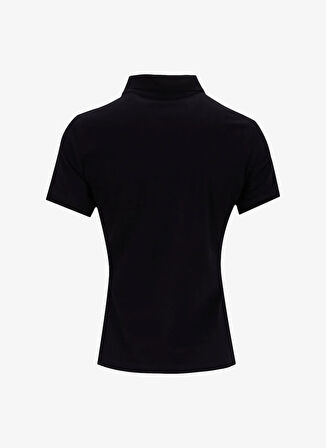 Discovery Expedition D5SL-TST3598 Siyah Basic Düz Kadın Polo T-Shirt