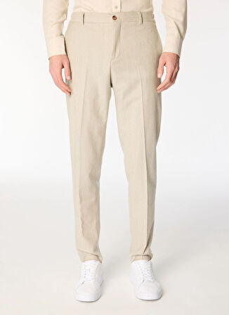 Tombolini Normal Bel Normal Paça Slim Fit Bej Erkek Pantolon PS62.ILGC.R040