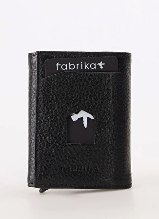 Fabrika Siyah Erkek Cüzdan Frk 357 Flt Deri Siyah