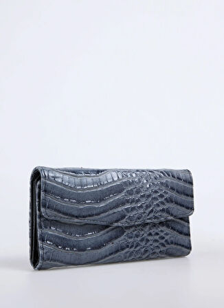 Gri Kadın 20x10x2 cm Deri Cüzdan Frk 523 Groko