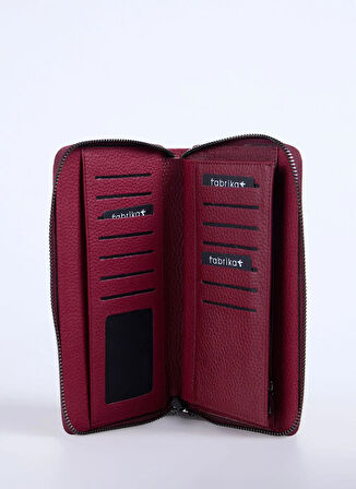Fabrika Bordo Erkek Cüzdan Frk 530 Flt Deri Bordo