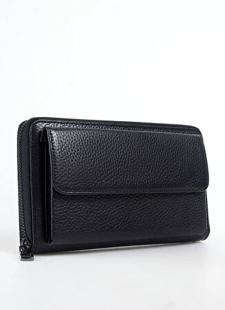 Fabrika Siyah Erkek Cüzdan Frk 530 Flt Deri Siyah