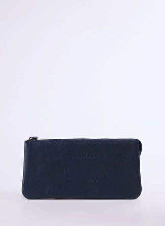 Lacivert Kadın 24x12x4 cm Deri Cüzdan Frk 531 Flt