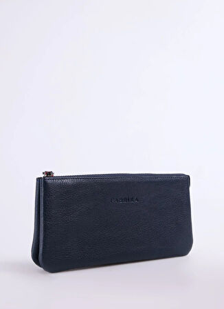 Lacivert Kadın 24x12x4 cm Deri Cüzdan Frk 531 Flt