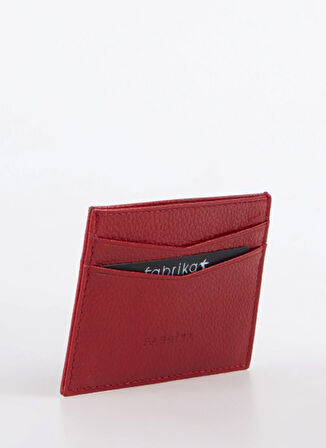 Frk 361 Flt Deri krmz Kırmızı Erkek Deri  Kartlık