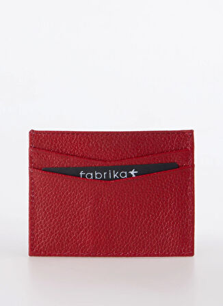 Frk 361 Flt Deri krmz Kırmızı Erkek Deri  Kartlık