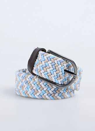 Fabrika Erkek Kemer Fbk 001 Lst örgü Beyaz